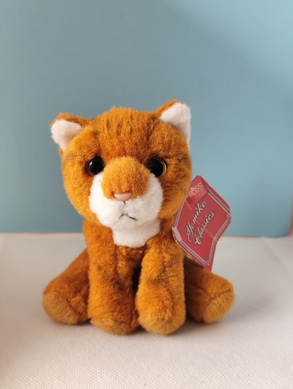 3/$25💙Russ Yomiko Orange Tabby Kitten Stuffed Animal Plush